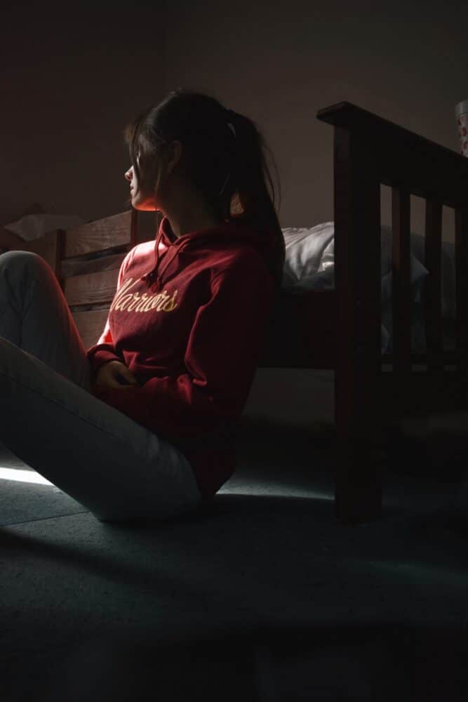 depressed girl