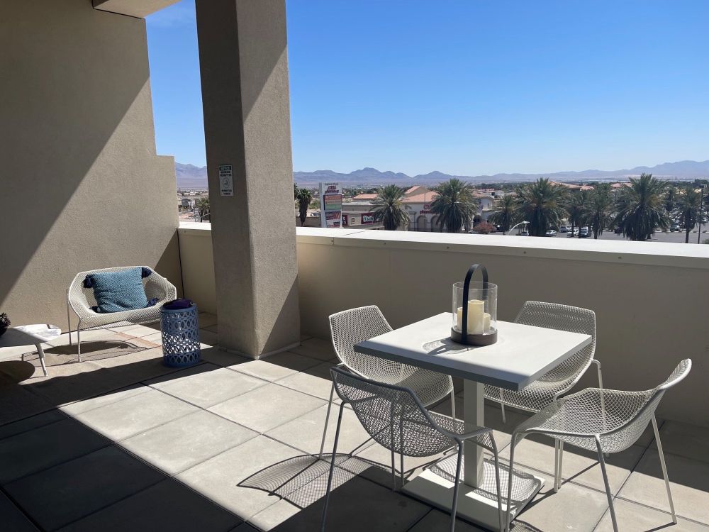 Las Vegas Detox Center Patio Area